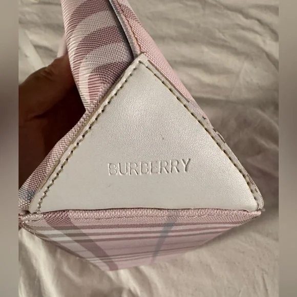 Burberry Blue Label Pink Nova Check Shoulder Bag Y2K Coquette - Picture 7 of 9